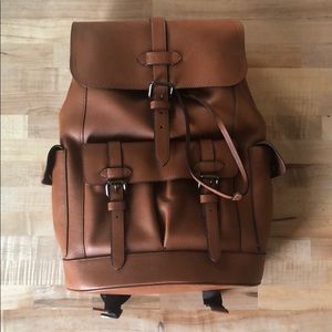 Coach Hudson Backpack - Brown Leather (Saddle)